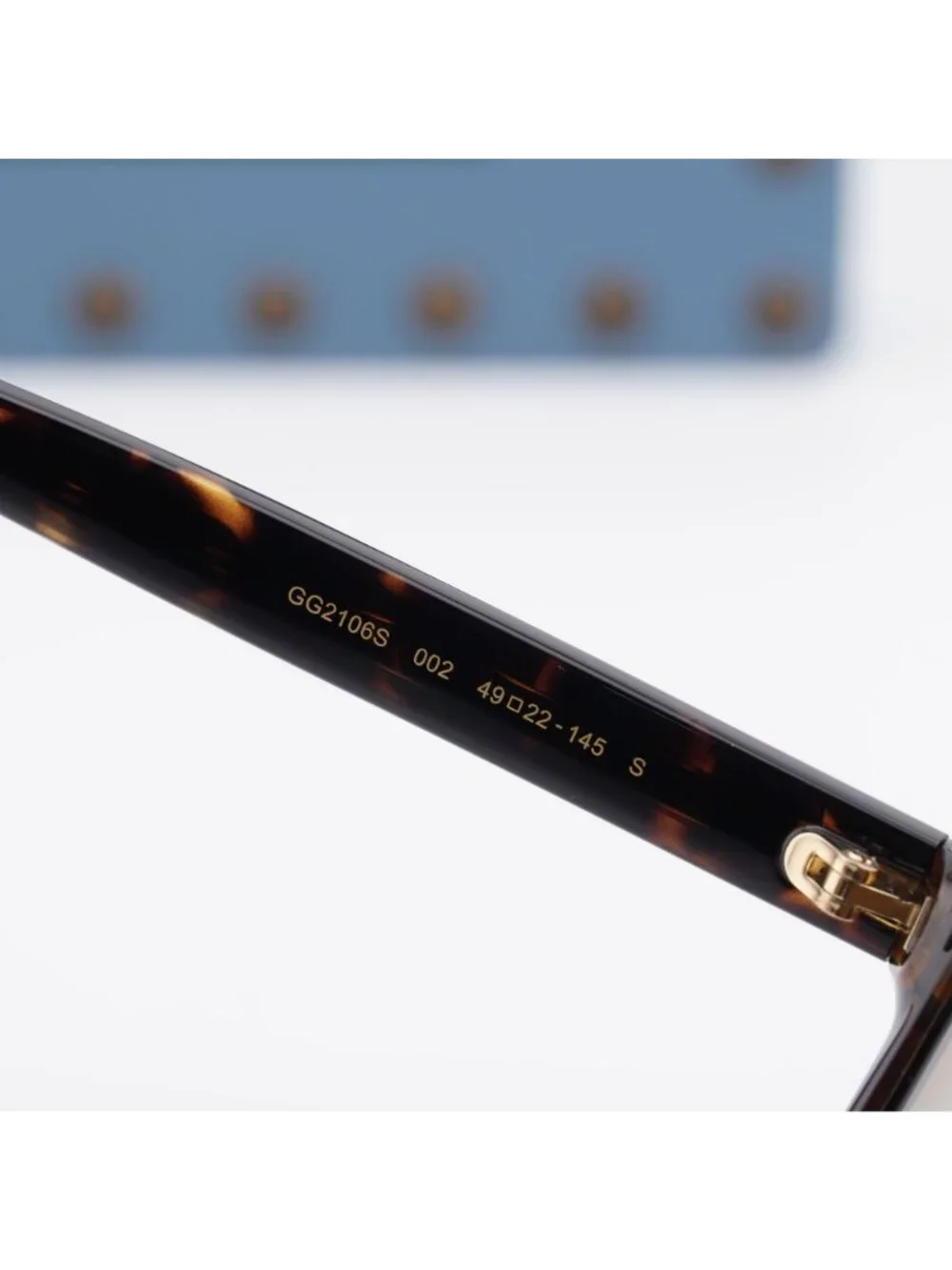 Gucci GG2106S 002 Men Square Sunglasses - Dark Havana / Brown